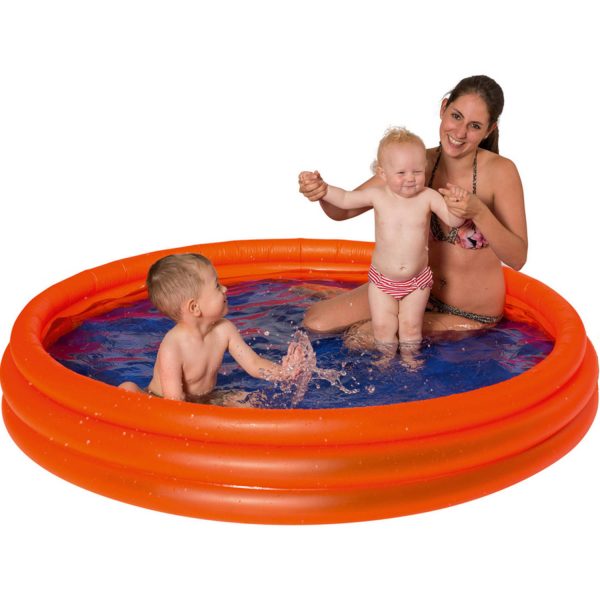 Oranje Opblaasbaar Zwembad 175 X 31 Cm Speelgoed - Rond Zwembadje - Pierenbadje - Buitenspeelgoed Voor Kinderen