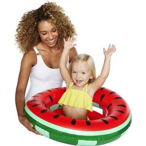 Opblaasbare watermeloen baby float 68 cm