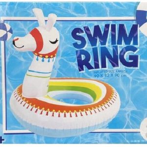 Zwemband - Lama zwemband voor het zwembad of het strand - voor kinderen - 92 x 82 x 90 cm