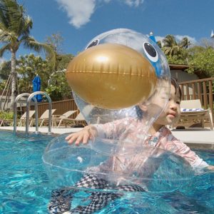 Babyband - Zwembad voor Baby's, Peuters & Kleuters - Leeftijd: 0 tot 4 jaar - Opblaasbare Zwemband - Babyzwemband - Transparante Babyband - Zwem Eendje - Vakantie Zwemband voor Kinderen - Zomer Items - Hoge Kwaliteit - Opblaasbare Zwemband