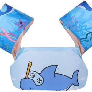 Aquafy Puddle Jumper - Blauw - Shark - Haai - Zwemvest - 4 tot 7 jaar - 15 KG tot 25 KG - Zwembandjes - Drijfvest - Reddingsvest - voor in het Zwembad